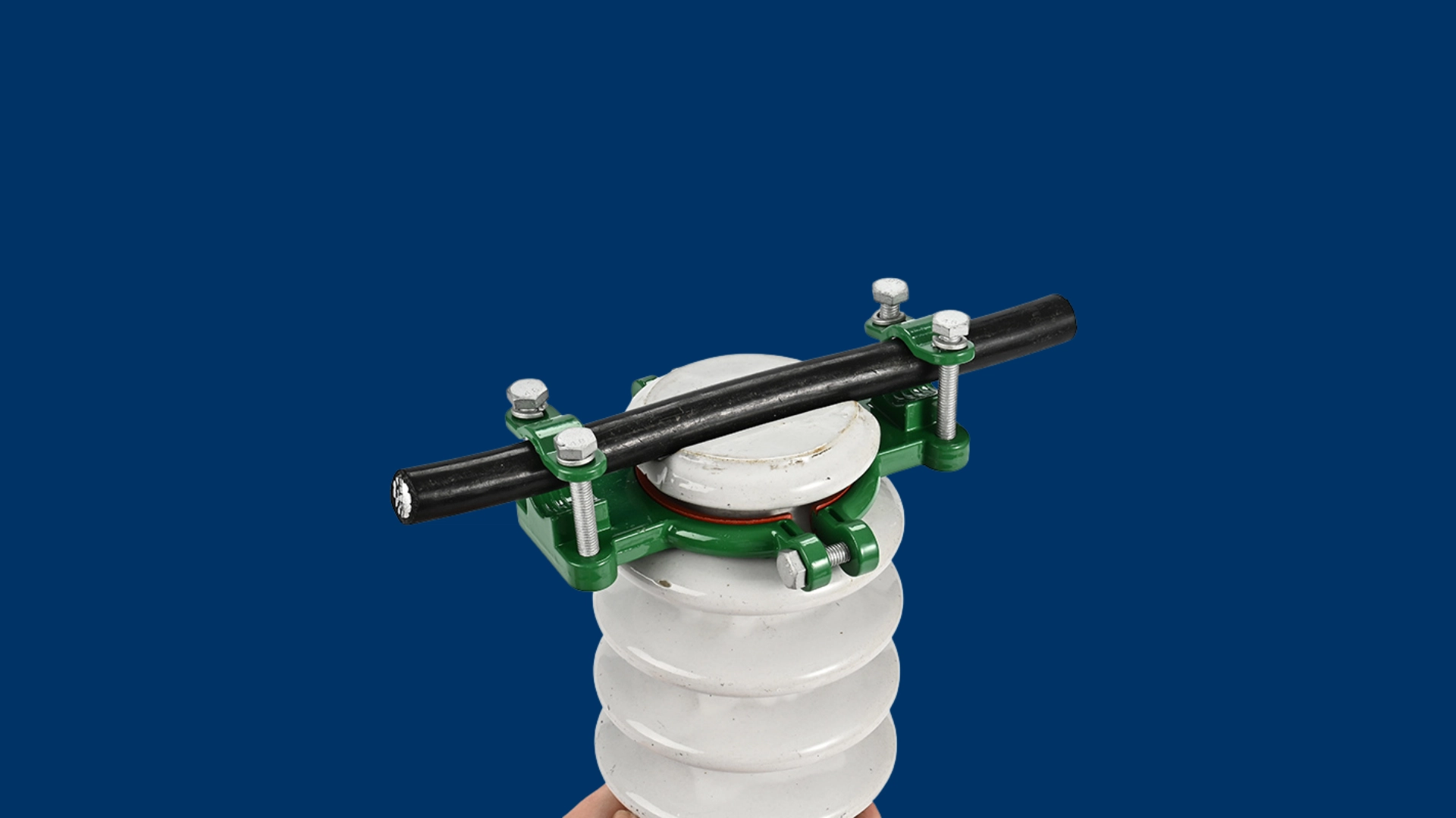 Main image of the powder-coated aluminum alloy clip